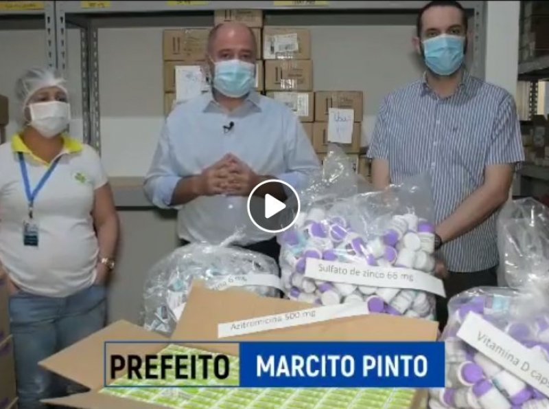 Prefeito de Ji-Paraná anuncia que já está disponível na Farmácia básica do município os medicamentos protocolar contra o COVID -19