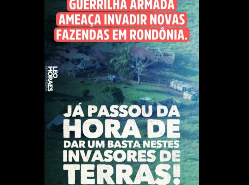 ATÉ QUANDO TEREMOS TERROR CONTRA  O HOMEM E MULHER DO CAMPO? 