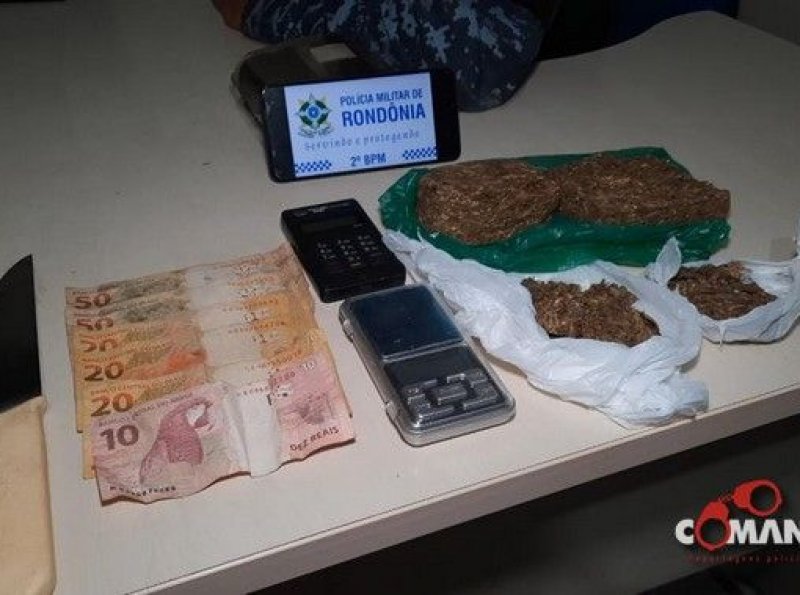 Polícia militar prende mulher por tráfico de drogas em Ji-Paraná