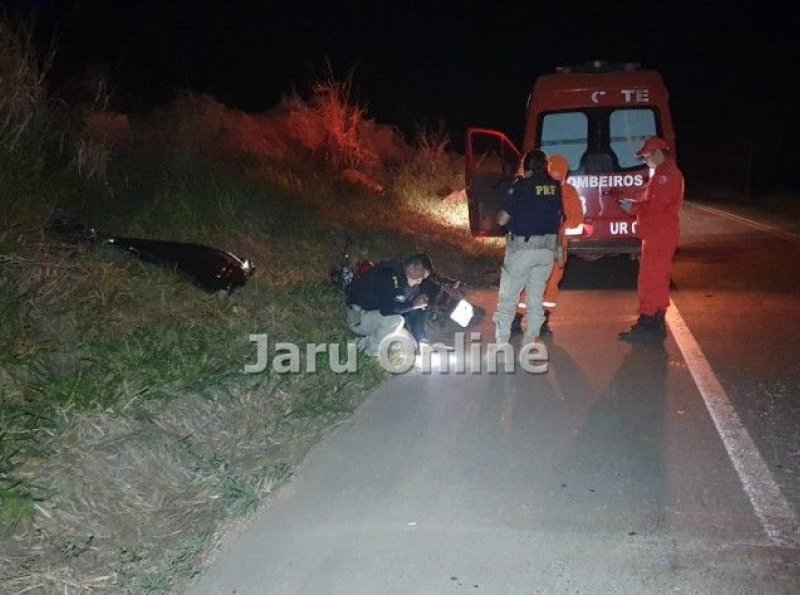 Jaru: Motociclista morre em acidente na BR 364 neste domingo