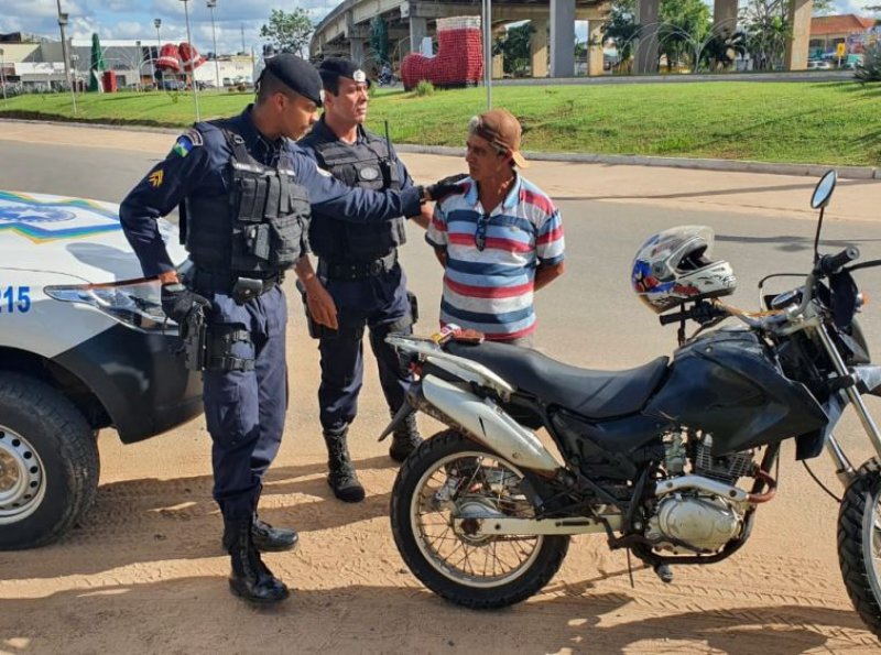 Em Ji-Paraná, PM prende foragido da justiça do Estado do Mato Grosso