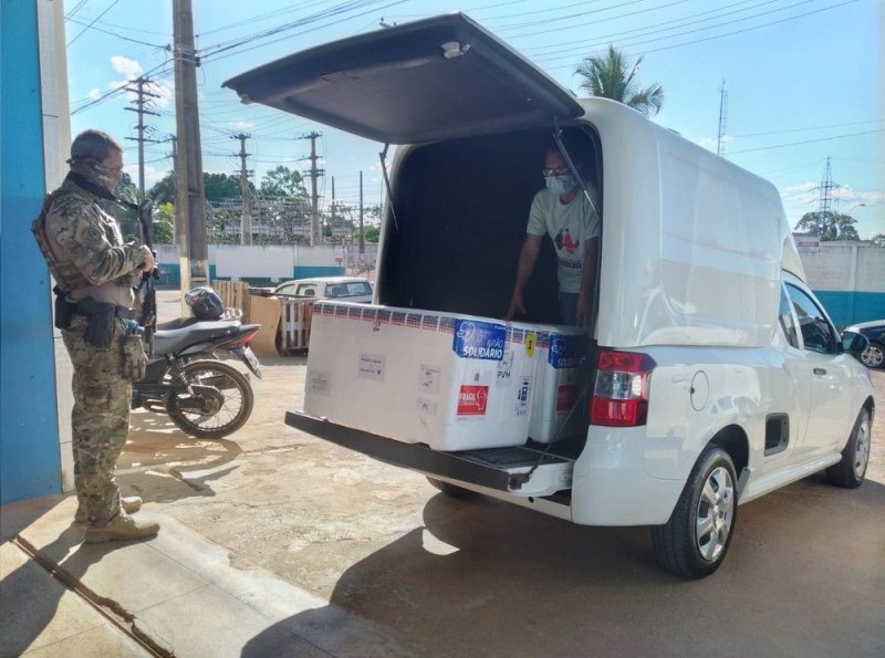 Rondônia recebe nova remessa com 42,5 mil doses da vacina AstraZeneca contra Covid-19