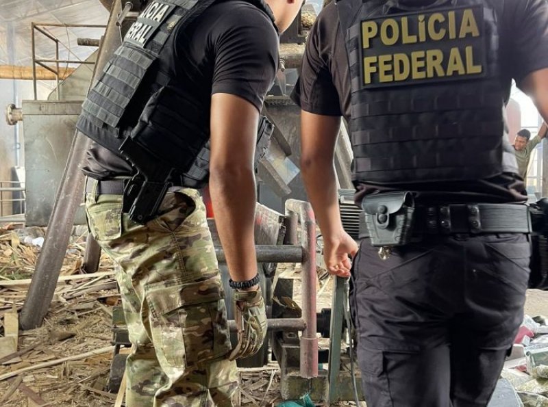 Polícia Federal realiza incineração de 1,6 toneladas de drogas apreendidas em operação na região central de Rondônia